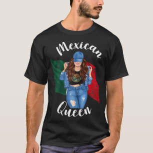 Camiseta Mulher Sey Meican Queen Meico Mulher Mama Mãe Pat
