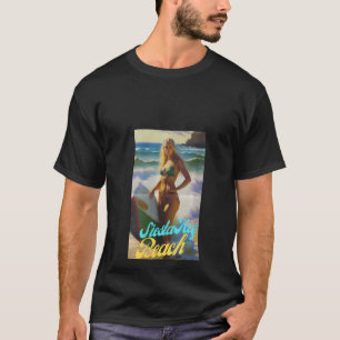 Camiseta Mulher Siesta Key Beach Parasdise Beautifu
