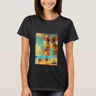 Camiseta Mulher Siesta Key Beach Parasdise Beautifu