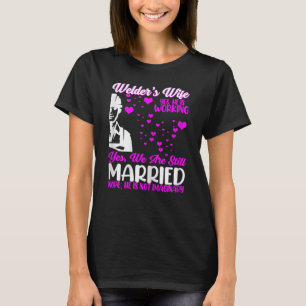 Camiseta Mulher Stick Welding Dia de os namorados Welder's