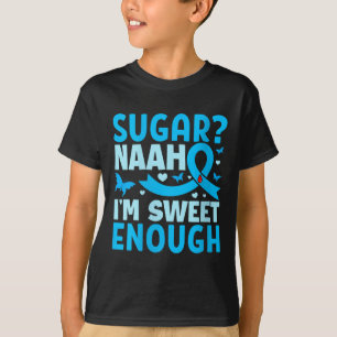 Camiseta Mulher Sugar - Naah Sou Doce Suficiente para V-nec