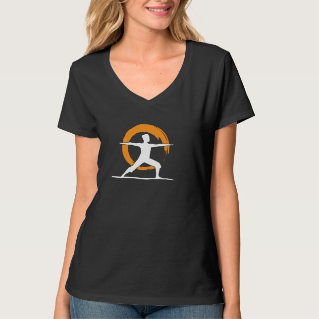 Camiseta Mulher Tai Chi Qigong Círculo Zen Qi Gong Thai chi (Frente)