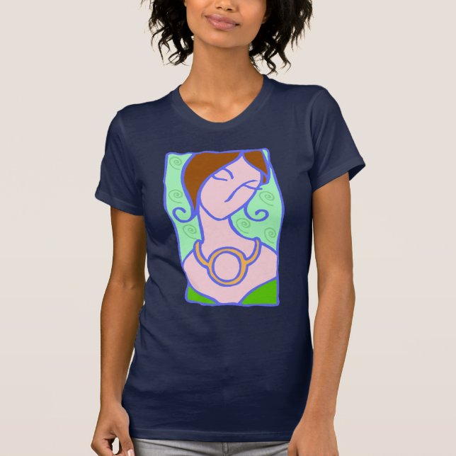 Camiseta Mulher Taurus 1920 com símbolo verde (Frente)