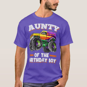 Camiseta Mulher Tia Do Aniversário, Pais Monstro T