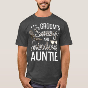 Camiseta Mulher Tia Sassy Da Tia Do Chá Do Groom