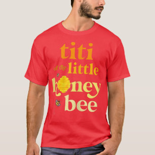 Camiseta Mulher: Titi de Mel Pequeno Abelha Aniversário Re