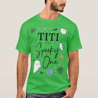 Camiseta Mulher: Titi do Spooky One First Birthday Blue