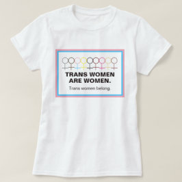 Camiseta Mulher Trans é mulher símbolo de mulher figura