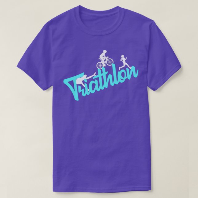 Camiseta mulher triatleta (Frente do Design)