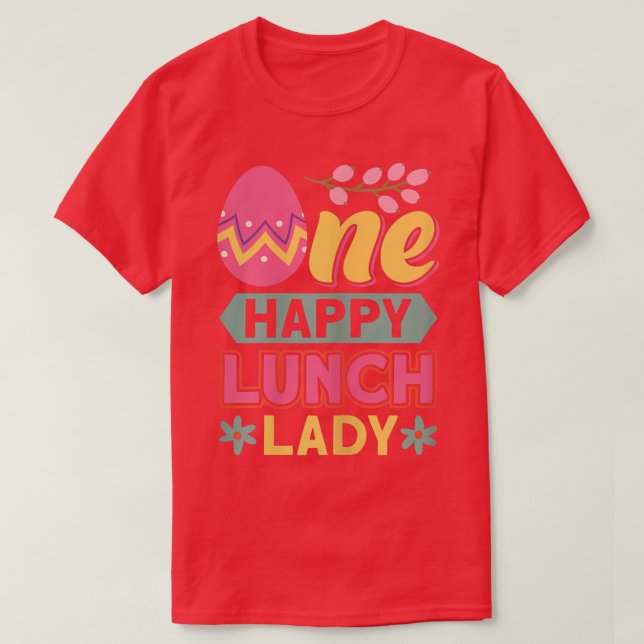 Camiseta Mulher: Um feliz almoço Lady Egg Hunter Primavera  (Frente do Design)