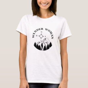Camiseta mulher vagando por mulheres vintage T-Shirt