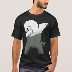 Camiseta Mulher: Velha Inglês Cão Cachorro Dançando Inglês