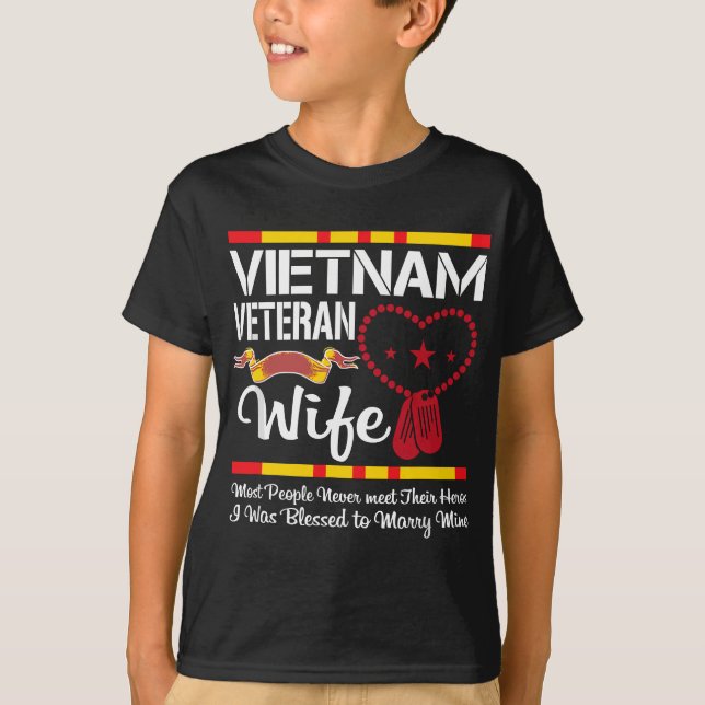 Camiseta Mulher Veterana do Vietnã (Frente)