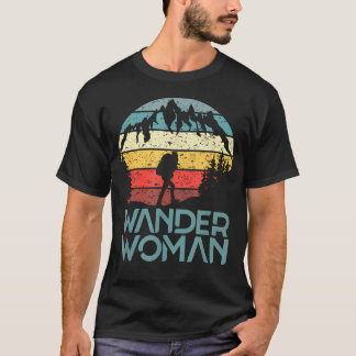 Camiseta Mulher Viajante Caminhada Montanhismo Mulheres Cam