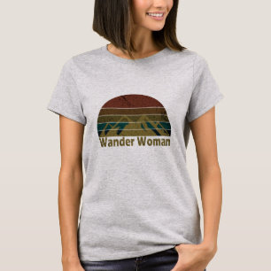 Camiseta Mulher Viajante Vintage