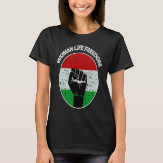 Camiseta Mulher Vida Liberdade Irã, Levante-se com as Mulhe