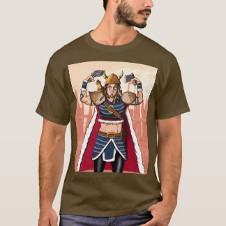 Camiseta Mulher viking guerreira Clássica TSirt