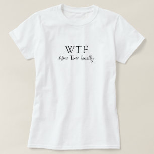 Camiseta Mulher Vinha Engraçada Bebendo Vino