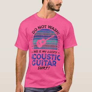 Camiseta Mulher: Violão Acústico Humor Sobre Pão Dizendo Gr