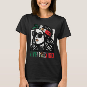 Camiseta Mulher Viva México Bandeira Cinco de Mayo Mulheres