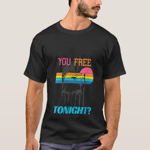 Camiseta Mulher Você Liberta Hoje À Noite 4 De Julho Retro-