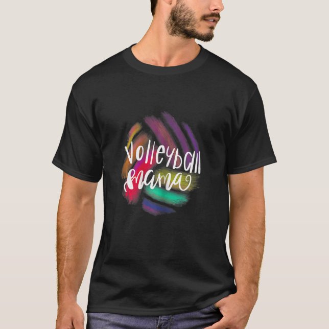 Camiseta Mulher Vôlei Mamãe esportiva Mãe Volle (Frente)