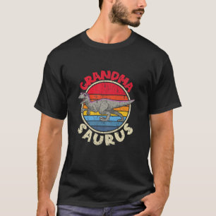 Camiseta Mulher Vovó Surus I Velociraptor I Família Match