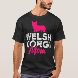 Camiseta Mulher Welsh Corgi Mãe1855