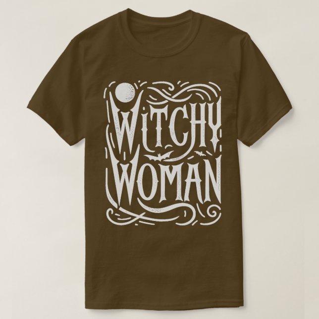 Camiseta Mulher Witchy (Frente do Design)