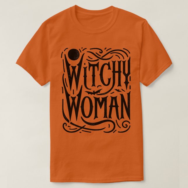 Camiseta Mulher Witchy 1 (Frente do Design)