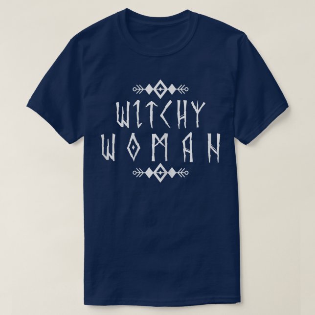 Camiseta Mulher Witchy Witchcraft Witchcraft Occult Wicca (Frente do Design)
