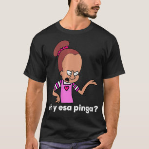 Camiseta Mulher y esa pinga cartoon cubano engraçado munequ