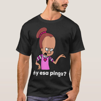 Camiseta Mulher y esa pinga cartoon cubano engraçado munequ