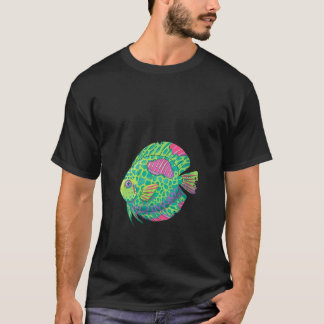 Camiseta Mulher: Zombie Green Discus Tropical Freshwate