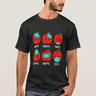 Camiseta Mulheres 100 Dias De Professora De Máscara De Másc
