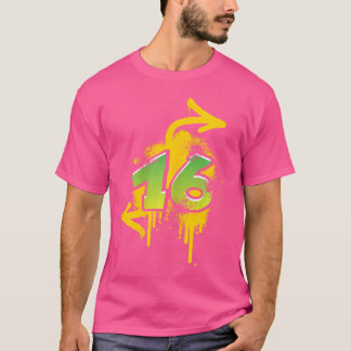 Camiseta Mulheres 16 De Aniversário Presentes Adolescentes 