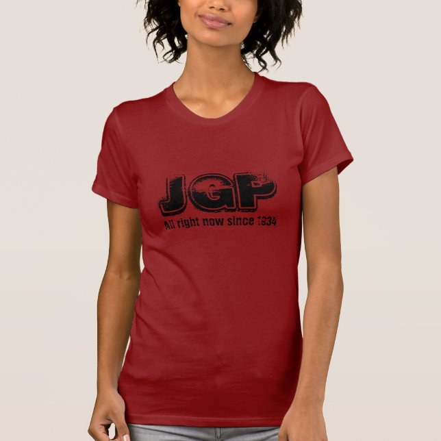 Camiseta Mulheres 1934 da versão de JGP Stanford (Frente)