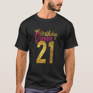 Camiseta Mulheres 21 Anos de Idade, aniversário de 21 anos