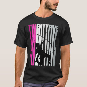 Camiseta Mulheres 25 Archery Aniversário Archer Rainha Arco