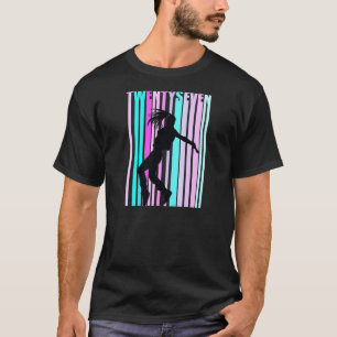 Camiseta Mulheres 27.ª Dança Aniversário Para Meninas Dança