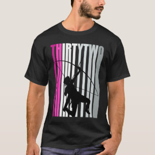Camiseta Mulheres 32º Arqueiro Aniversário Arqueiro Rainha