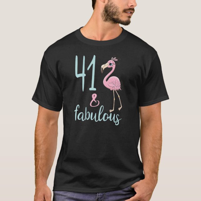 Camiseta Mulheres 41ruas Aniversário de 41 anos Par Flaming (Frente)