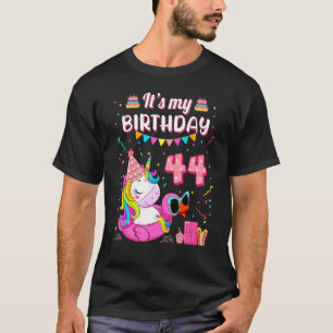 Camiseta Mulheres 44 de Aniversário Piscina de Nadação do P