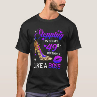 Camiseta Mulheres 49º Aniversário Oferecem Presentes Incorp