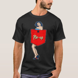 Camiseta Mulheres 50 Rockabilly Vintage Men dos anos 50 Sal