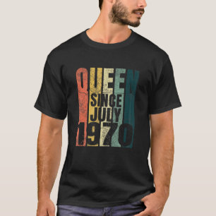 Camiseta Mulheres 51º Aniversário Mulher Quarentenada Rainh