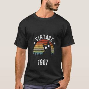 Camiseta Mulheres 55.o Aniversário, Vintage 1967, 55 anos