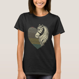 Camiseta Mulheres a Cavalo Presente do Dia de São Valentim