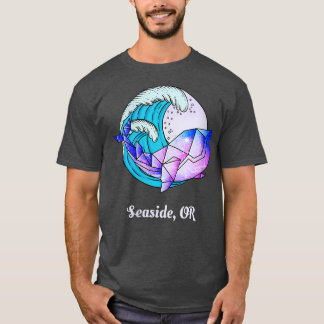 Camiseta Mulheres À Margem OU Pintura Geométrica Japonesa O