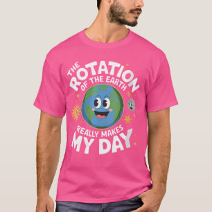 Camiseta Mulheres A Rotação Do Professor Engraçado Terra D